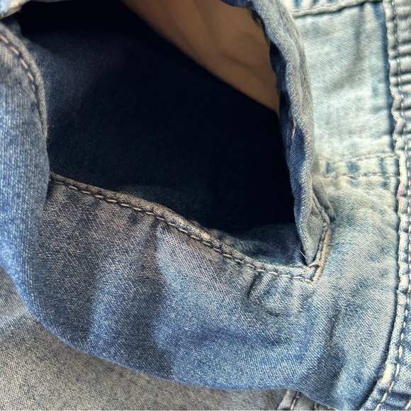 Buffalo Jeans Lightweight Denim Jacket Size M 📏 P2P 20” - Picture 11 of 13